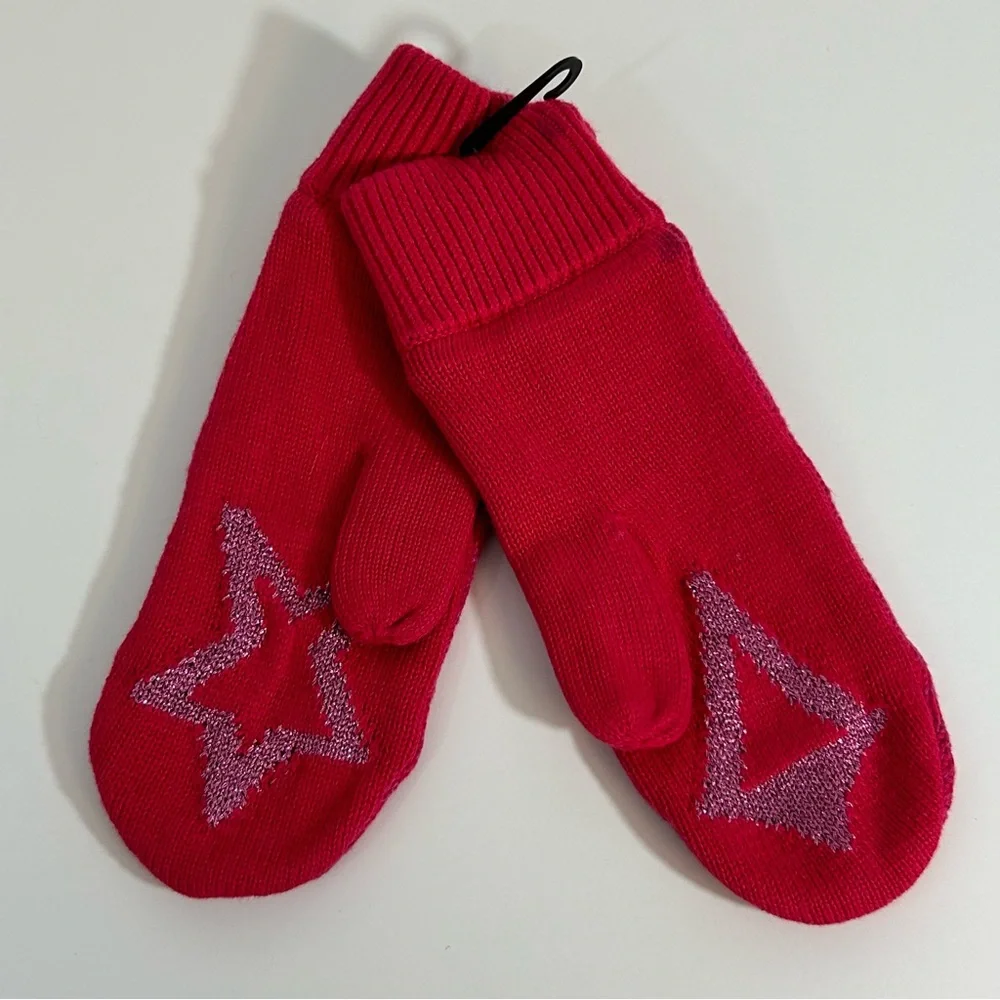 Ivivva Naturally Nice Pink Mittens Size M/L